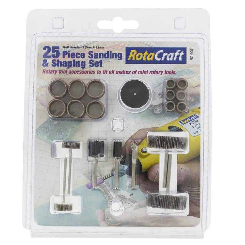 Rotacraft 25pc Sanding &amp; Shaping set (RC9001)