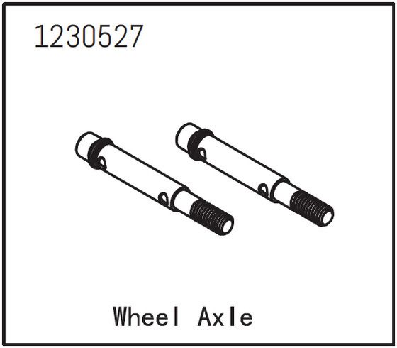 Absima Wheel AXLe (2) ( AB 1230527)