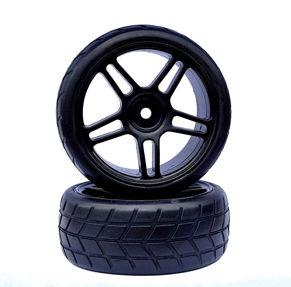 Absima Tire Set Glued (2) ATC 2.4 RTR/BL ( AB 1230207)