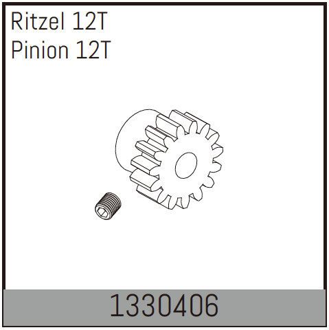 Absima Pinion 12T ( AB 1330406)