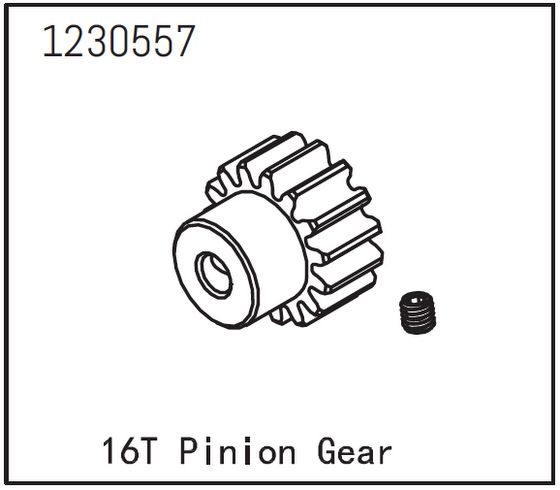 Absima Pinion Gear 16T ( AB 1230557)