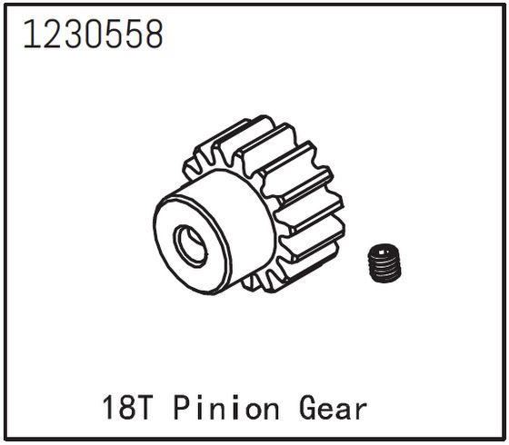 Absima Pinion Gear 18T ( AB 1230558)