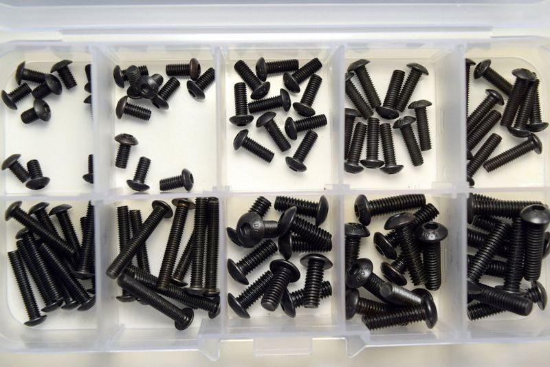 Absima Roundhead Screw Box (100 Pcs.) ( AB 3020004)
