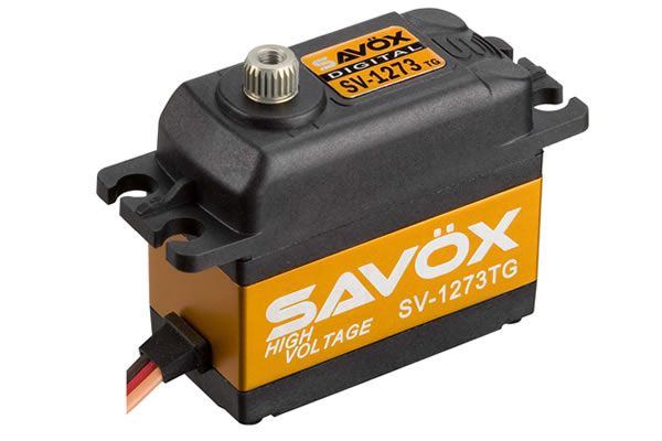 Savox High Voltage Ultra Fast 16KG/0.65Sec @7.4V Plus Servo (SAV-SV1273TG+)