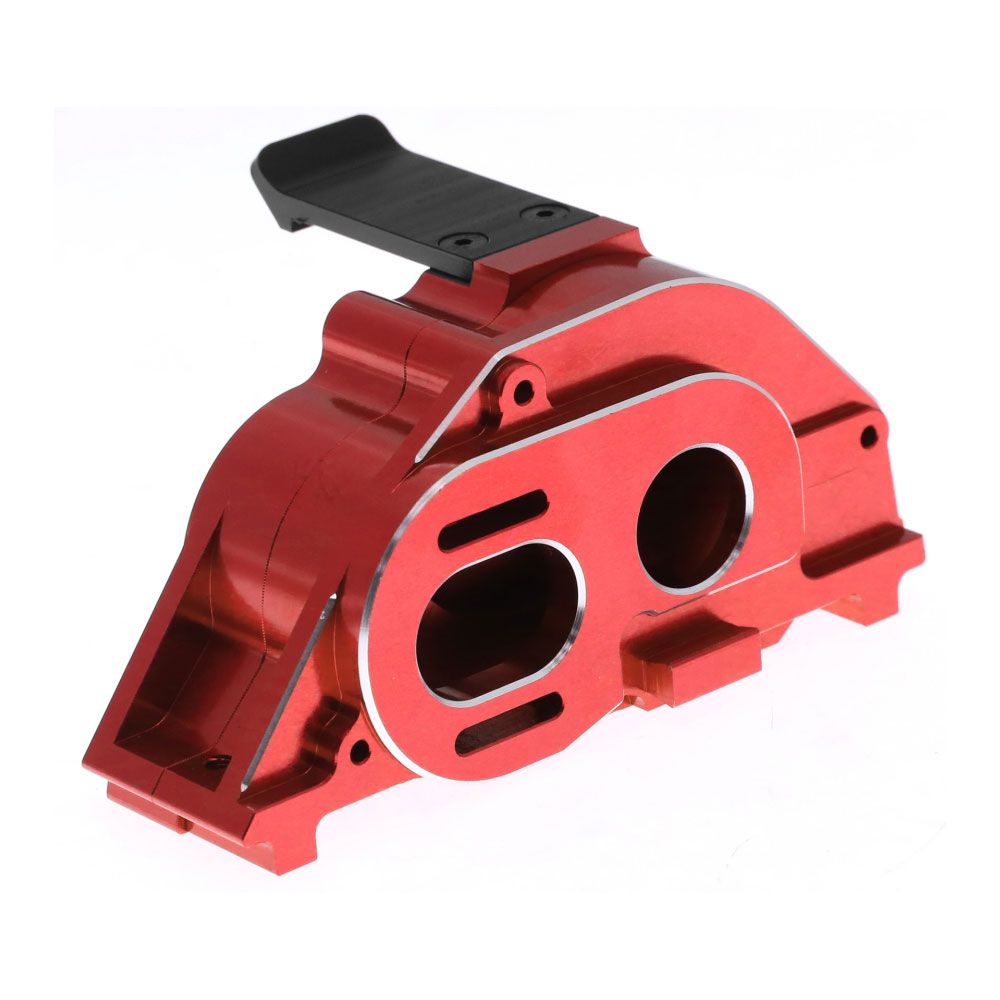 SC Models Aluminum Motor Mount &amp; Case, Arrma 4S - Red (SCDTAR18027R)