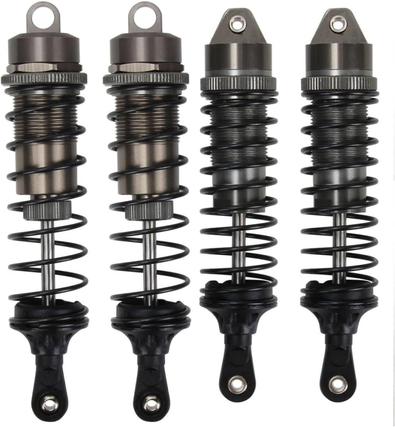 SC Models Big Bore Aluminium Shock Set - Arrma Senton, Granite - Black (4pcs) (SCDTARA330550)
