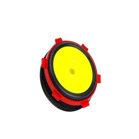 SC Models 1:8th Buggy &amp; 1:10th Short Course Rubber Tyre Bands - Red (4 Per Pack) (SCDTEL01010)