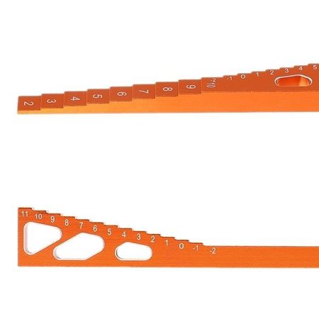 SC Models Ride Height Gauge 2mm to 11mm Beveled (SCDTEL01024)