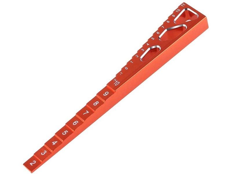 SC Models Ride Height Gauge 2mm to 11mm Beveled (SCDTEL01024)