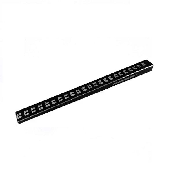 SC Models Chassis Ride Height, Droop Gauge 3.0mm - 7.4mm Black (SCDTEL01045)
