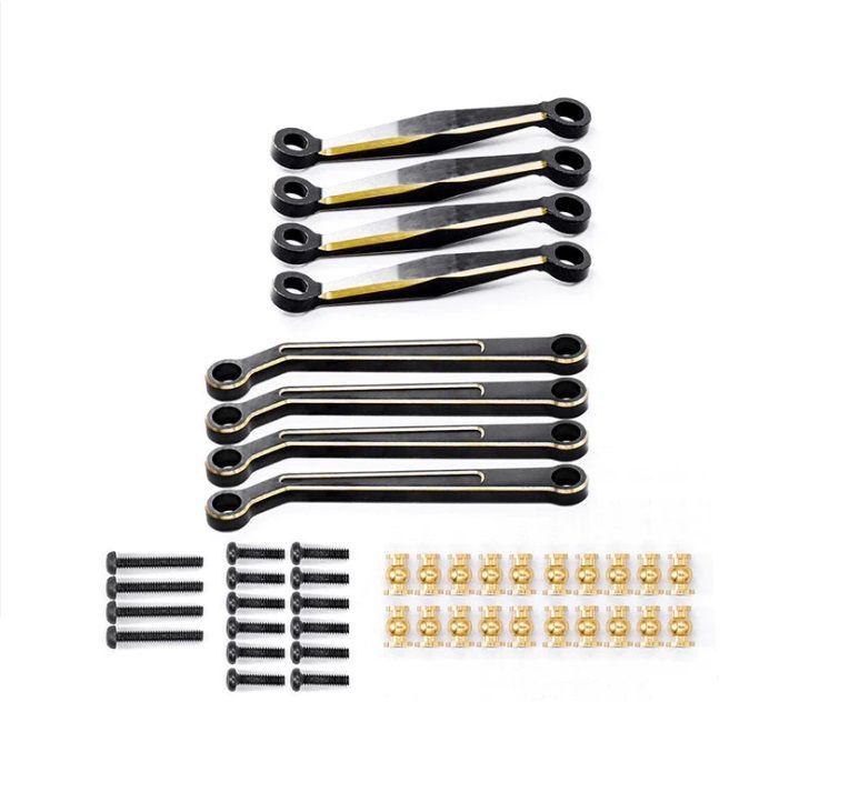 SC Models FMS FCX24 Brass Chassis Link Set 8pcs (SCDTFCX24002)