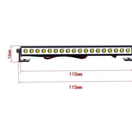 SC Models Aluminium 18 LED Light Bar W/Side Mounts (SCDTLR05002B)