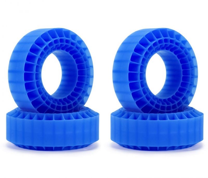 SC Models Hardened Silica Gel Anti Foams Insert Fit 1.0&quot; Wheel Tires for RC Crawler Car - 4pcs (Blue) (SCDTPA02012)