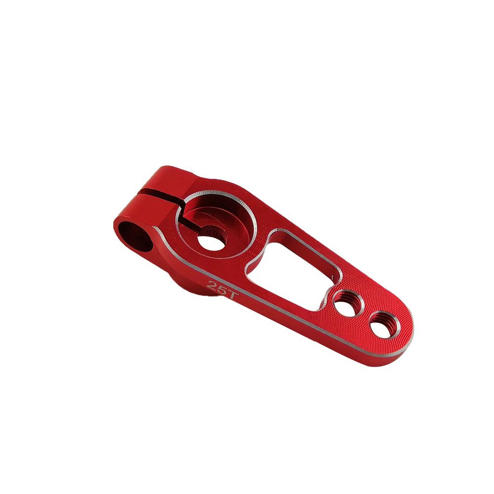 SC Models Clap Aluminium Servo Horn 25T - Red (SCDTSA01001A)