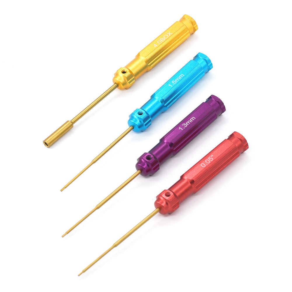 SC Models Tool Set 4pcs (0.05&quot;/1.3/1.5/4mm Box) SCX24 (SCDTSCX24-64)