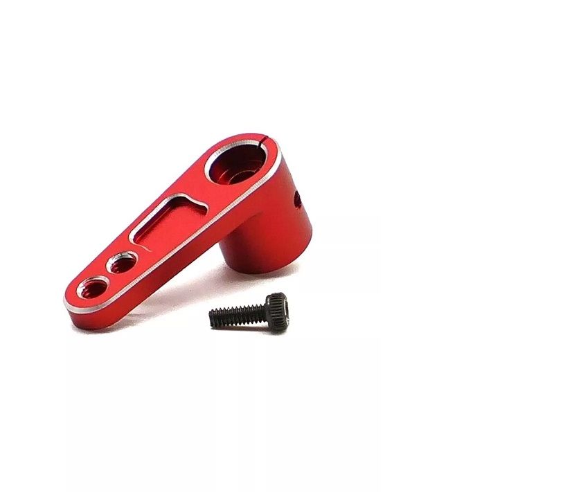 SC Models Clap Aluminium Offset Servo Horn 25T - Red (SCDTSH04002A)