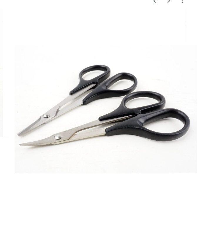 SC Models Curved &amp; Straight Lexan Body Scissors Set (SCDTT11074)