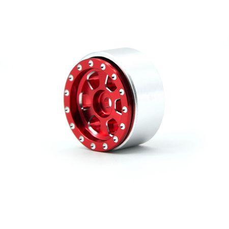 SC Models 1.0&quot; CNC Beadlock Wheels TRX-4M - Red (SCDTTRX4M011A)