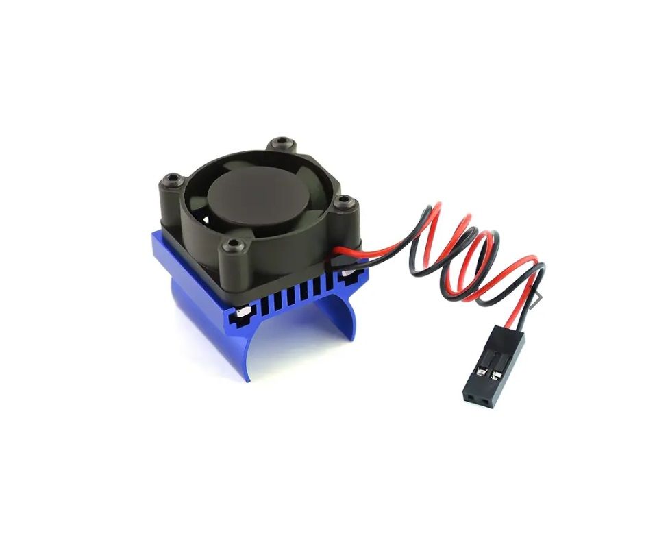 SC Models Alloy Machined Heatsink w/Cooling Fan For Traxxas 1/18 TRX-4M Crawler (SCDTTRX4M090B)