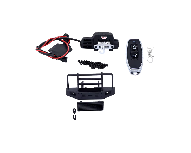 SC Models Bumper &amp; Winch w/Remote TRX-4M Land Rover (SCDTTRX4M106)