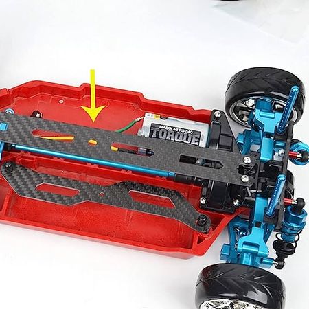 SC Models Tamiya TT02/TT02B Carbon Fibre Top Plate (SCFTT02058)