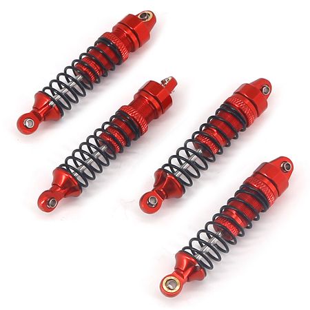SC Models Aluminium Shock Set 60mm Red - 1:18th Cars, Arrma Granite Grom (SCKAGG10C)