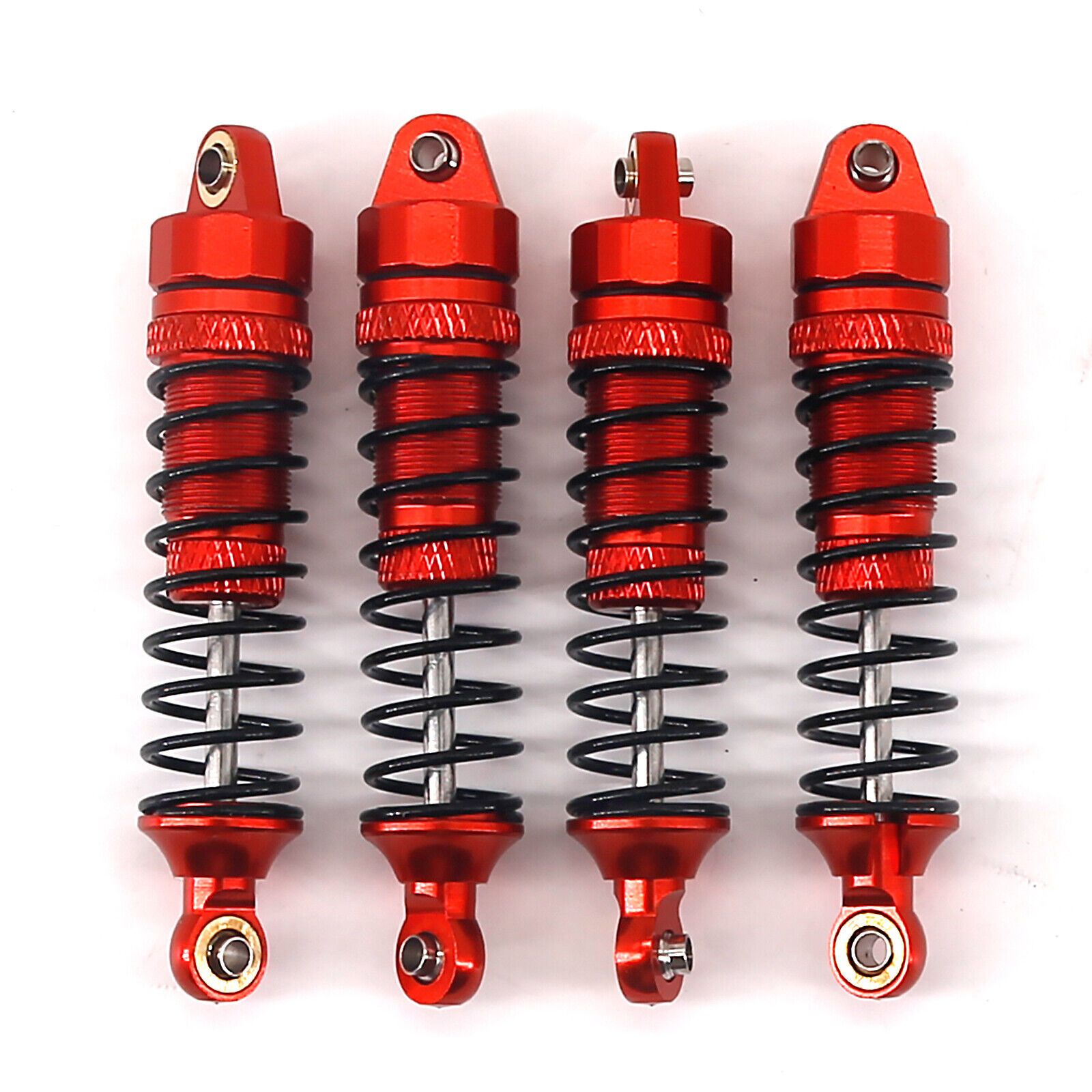 SC Models Aluminium Shock Set 60mm Red - 1:18th Cars, Arrma Granite Grom (SCKAGG10C)