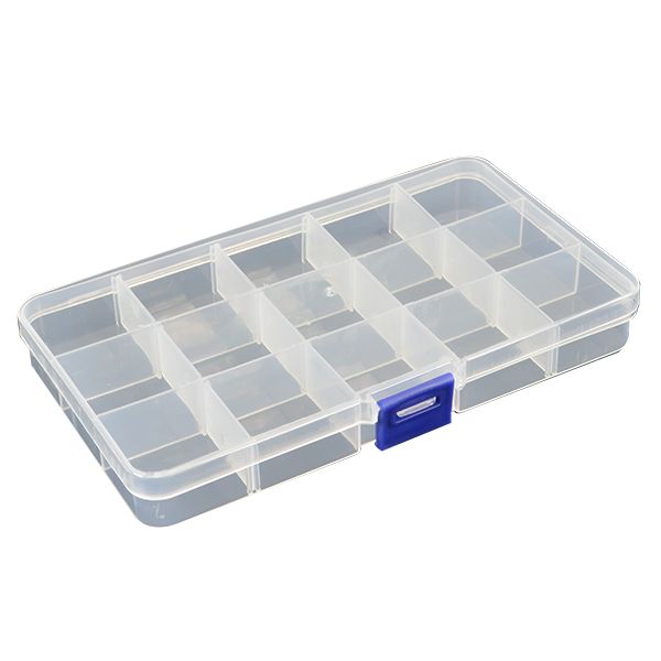 SC Models Parts Box 175mm x 100mm - 15 Sections (SCKRSB008)