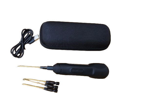 SC Models Electric Power Screw Driver + 4 Tips (1.5,2.0,2.5,3.0mm) (SCRNA-ET006)