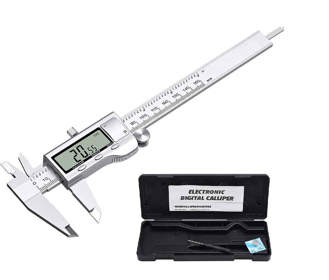 SC Models Metal Digital Caliper + Case 150mm (SCKRTP005)
