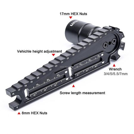 SC Models 17mm Wheel Spanner &amp; Ride Height Gauge (SCLFTOOL091)