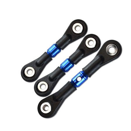 SC Models Tamiya TT-02 Adjustable Steering Link Rod Tie Rod Kit - Blue (SCLFTT02043B)