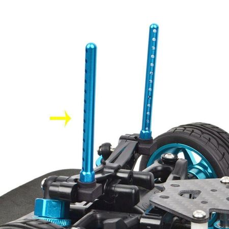 SC Models Tamiya TT02 Aluminium Alloy Body Post &amp; Mount - Purple (SCLFTT02050P)