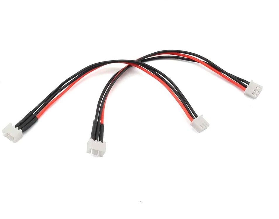 SC Models JST-XH 2S Balance Ext Leads 10cm 3pin - 2pcs (SCM2S)