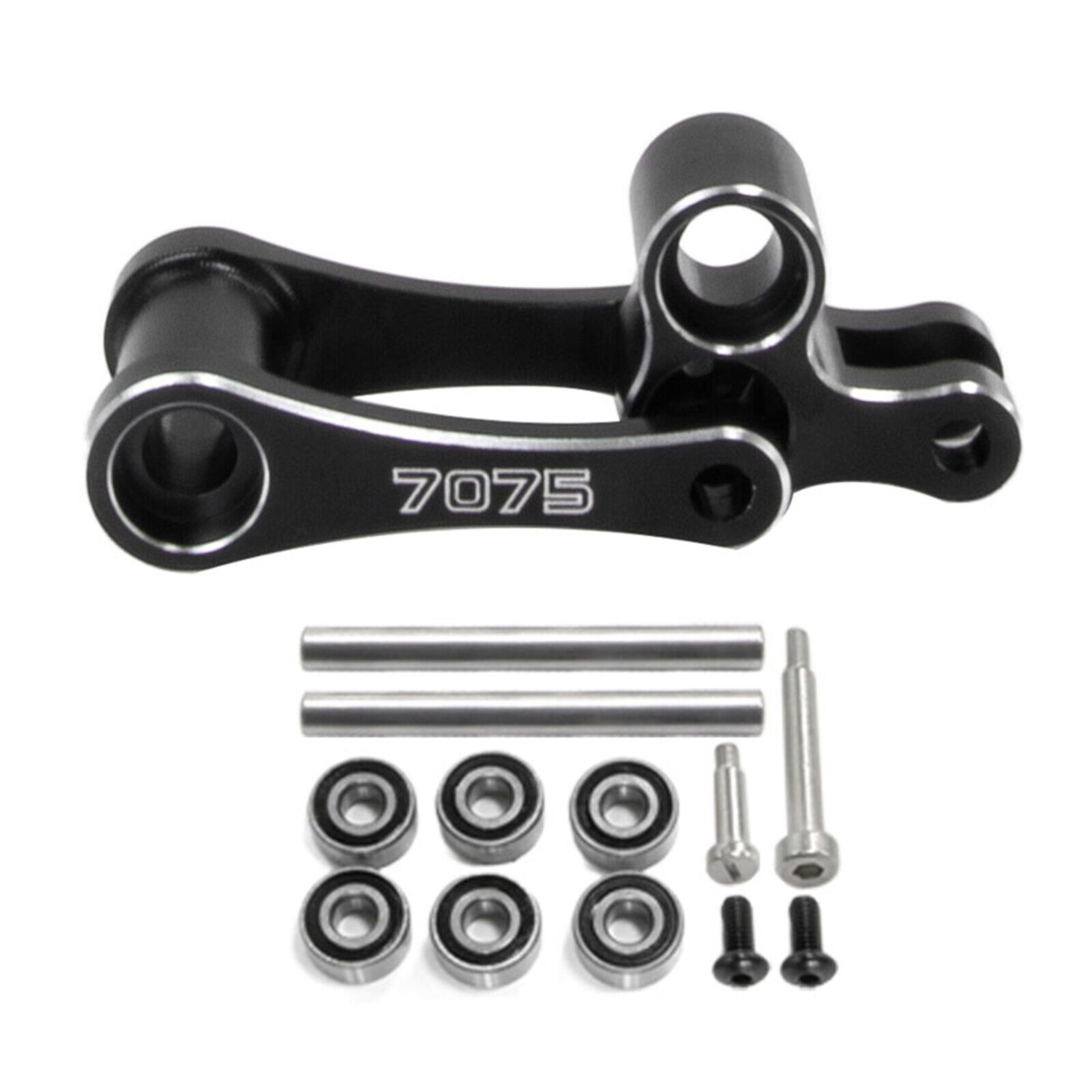 SC Models Aluminum Rear Knuckle &amp; Pull Rod, Losi Promoto - Black (SCPMX1405A)
