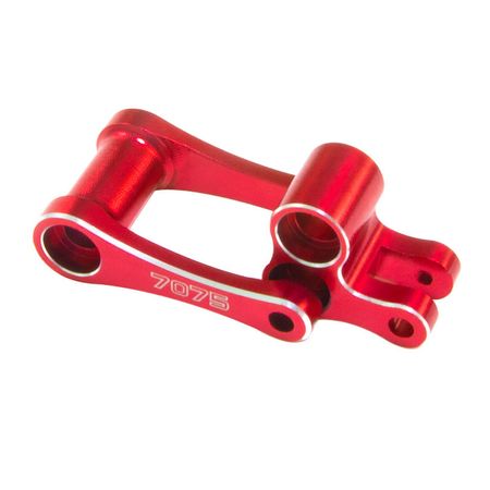 SC Models Aluminum Rear Knuckle &amp; Pull Rod, Losi Promoto - Red (SCPMX1405C)