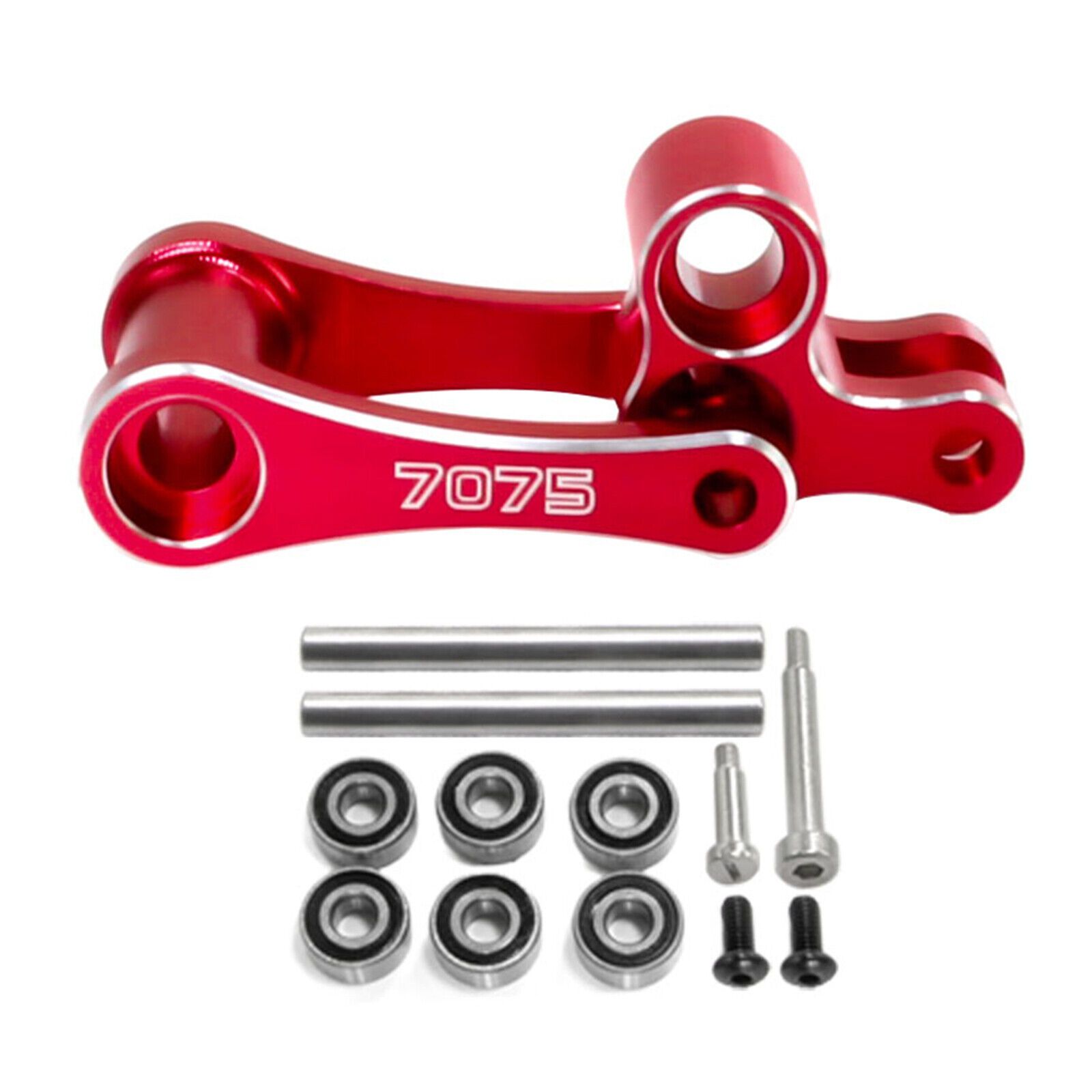 SC Models Aluminum Rear Knuckle &amp; Pull Rod, Losi Promoto - Red (SCPMX1405C)