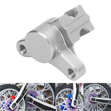 SC Models Aluminum Rear Brake Caliper, Losi Promoto - Silver (SCPMX1407B)
