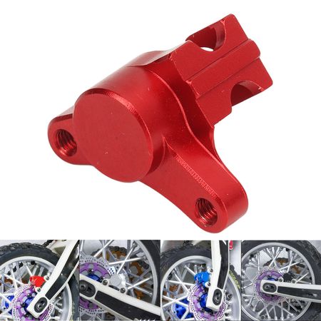 SC Models Aluminum Rear Brake Caliper, Losi Promoto - Red (SCPMX1407C)