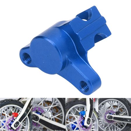 SC Models Aluminum Rear Brake Caliper, Losi Promoto - Blue (SCPMX1407D)