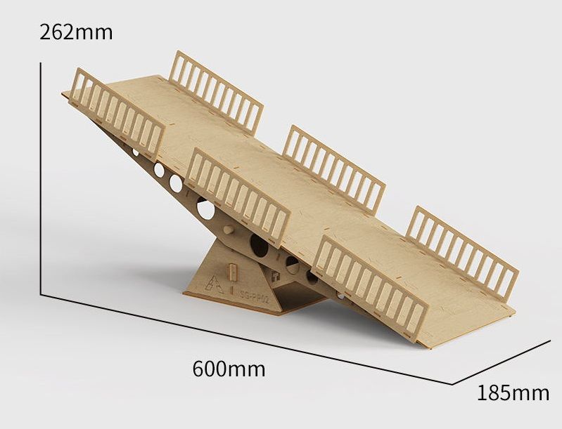 SC Models 1:18th/1:24th Crawler SeeSaw Obstacle (SCSGPP02)