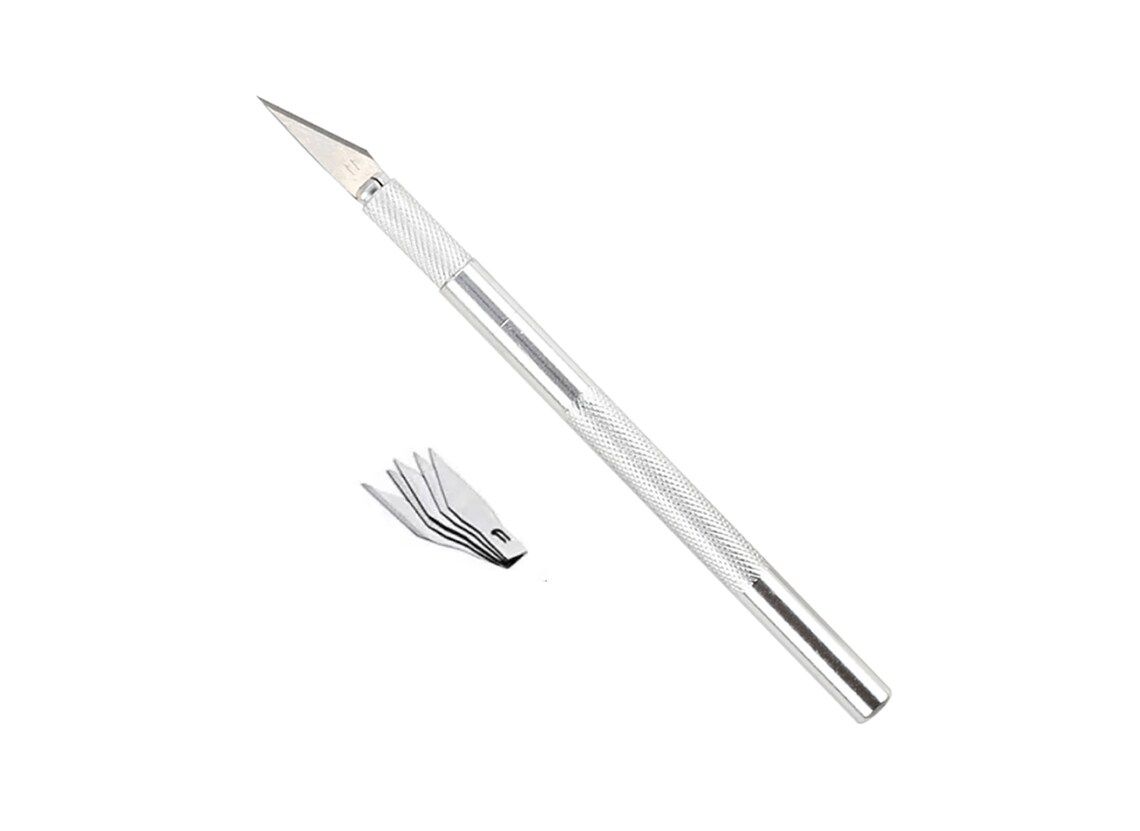 SC Models Precision Craft Knife with 5 Extra Blades &amp; Safety Cap (SCVGCUT002)