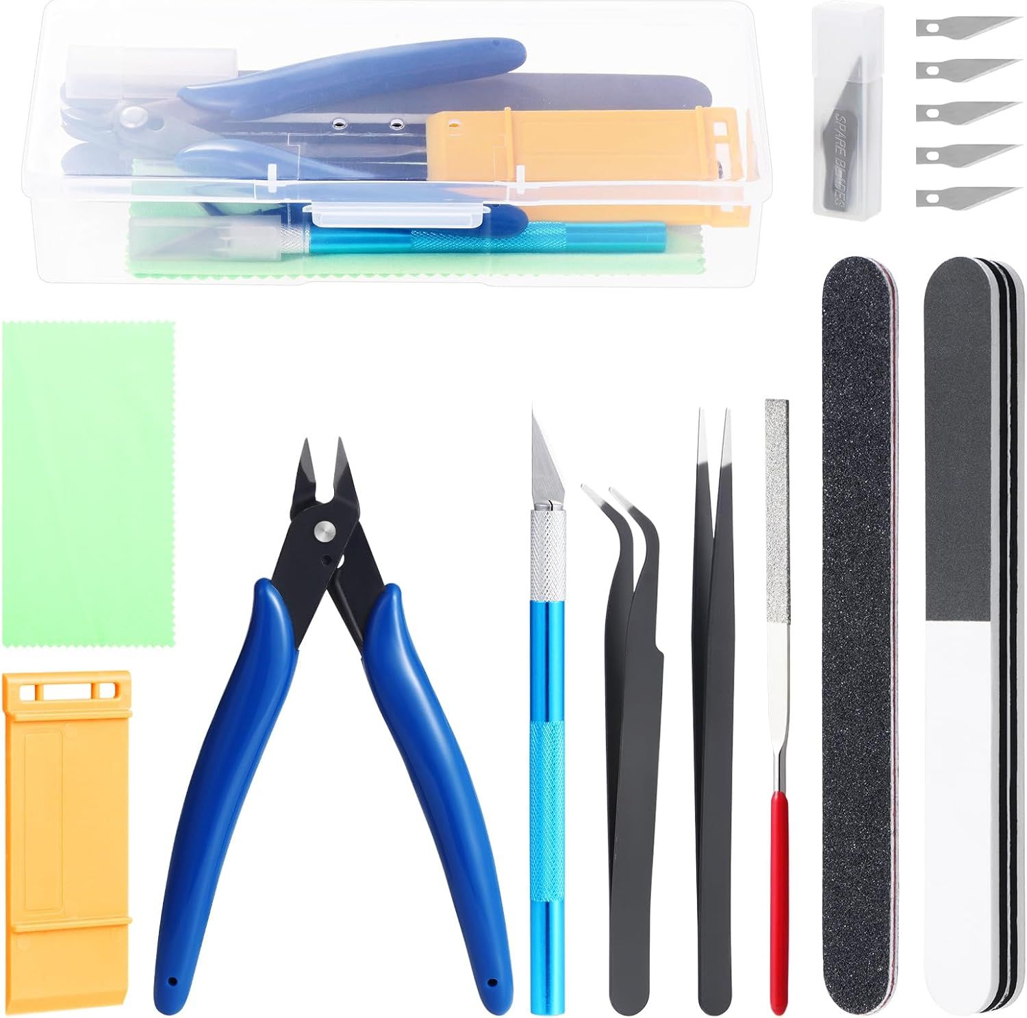 SC Models 10 Pieces Model Making Tool Set With Case (SCVGCUT005)