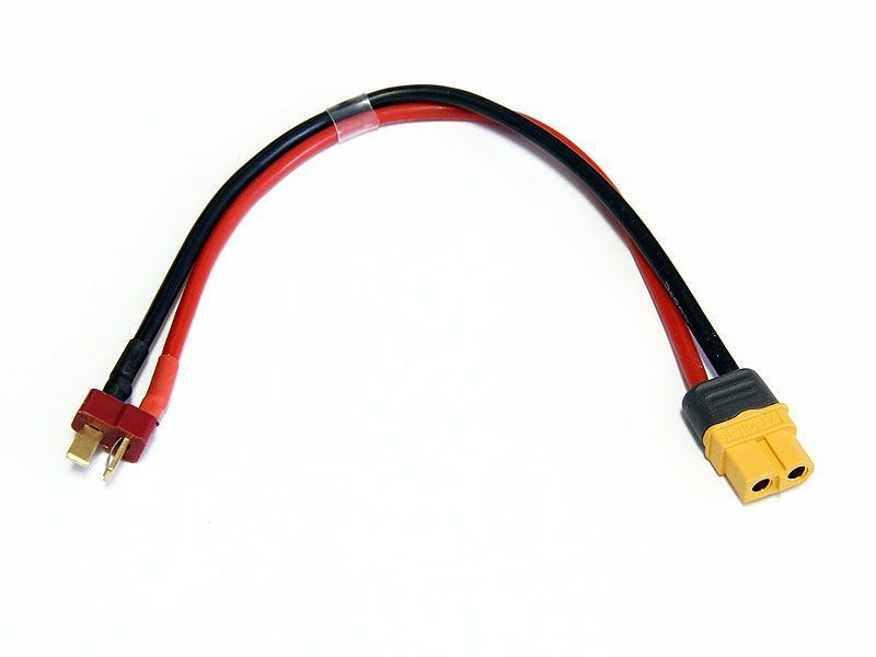 SC Models XT60 Female to T-Plug Male 20cm (SCVGLFOP154)