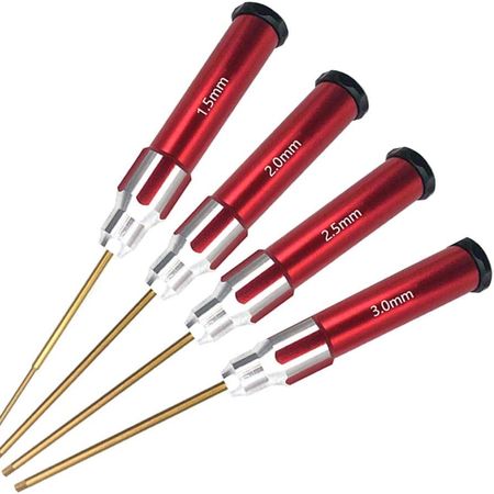 SC Models Allen Wrench Hex Set 4pcs With Case 1.5, 2.0, 2.5, 3.0mm (SCVGYZB004W)
