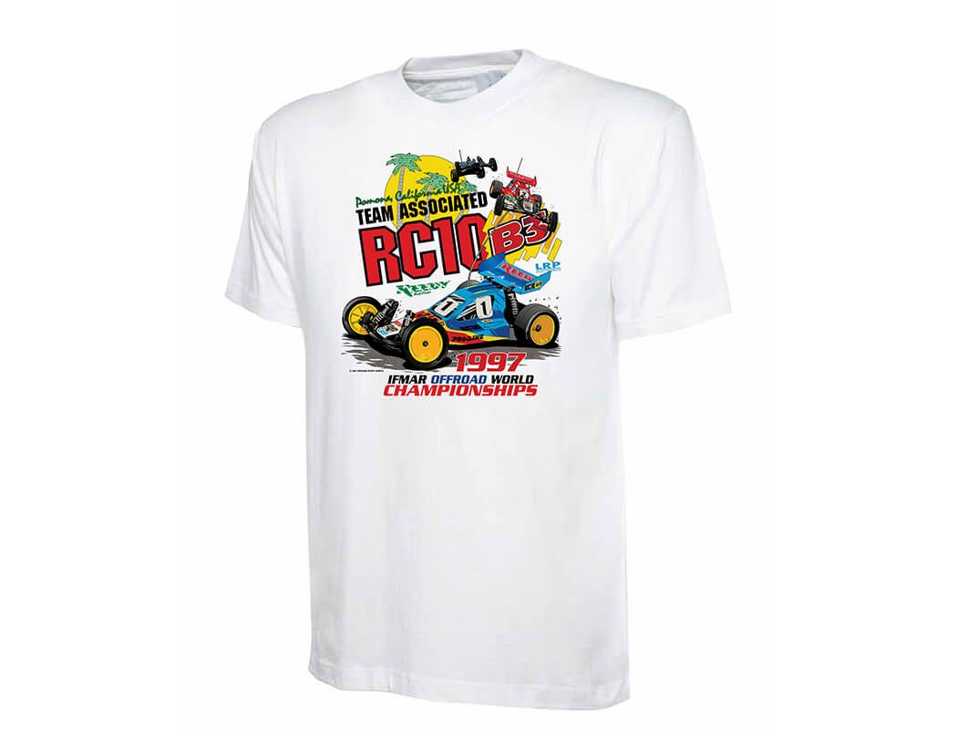 Team Assocaited 1197 Worlds RC10B3 T-Shirt - XXL (SP026XXL)