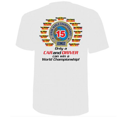 Team Assocaited 1197 Worlds RC10B3 T-Shirt - XXL (SP026XXL)