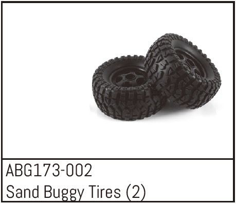 Absima Sand Buggy Wheels (2) ( AB G173-002)