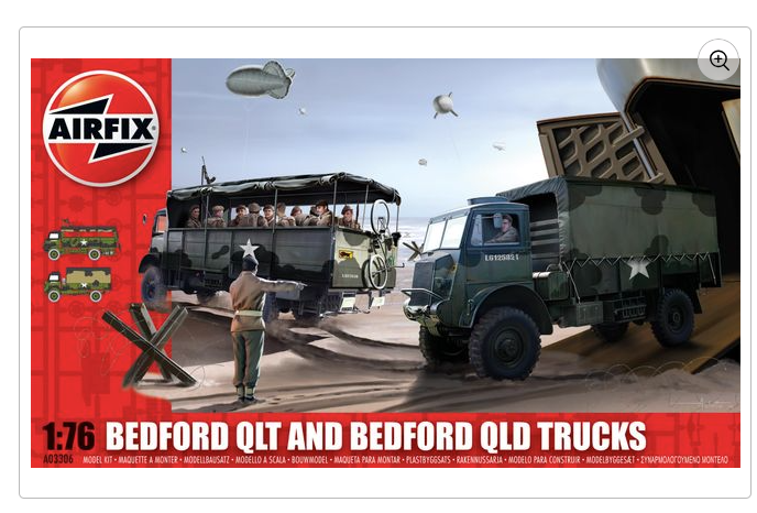 Airfix WWII 3-ton 4x4 General Service &amp; Troop Trucks (A03306A)
