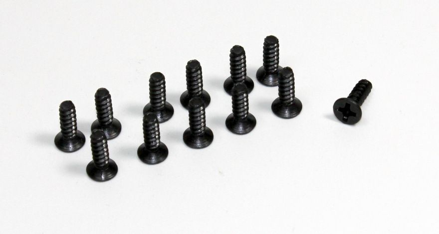 Absima Flat Cross Screw 3X10 (12) Buggy/Truggy ( AB 1230047)